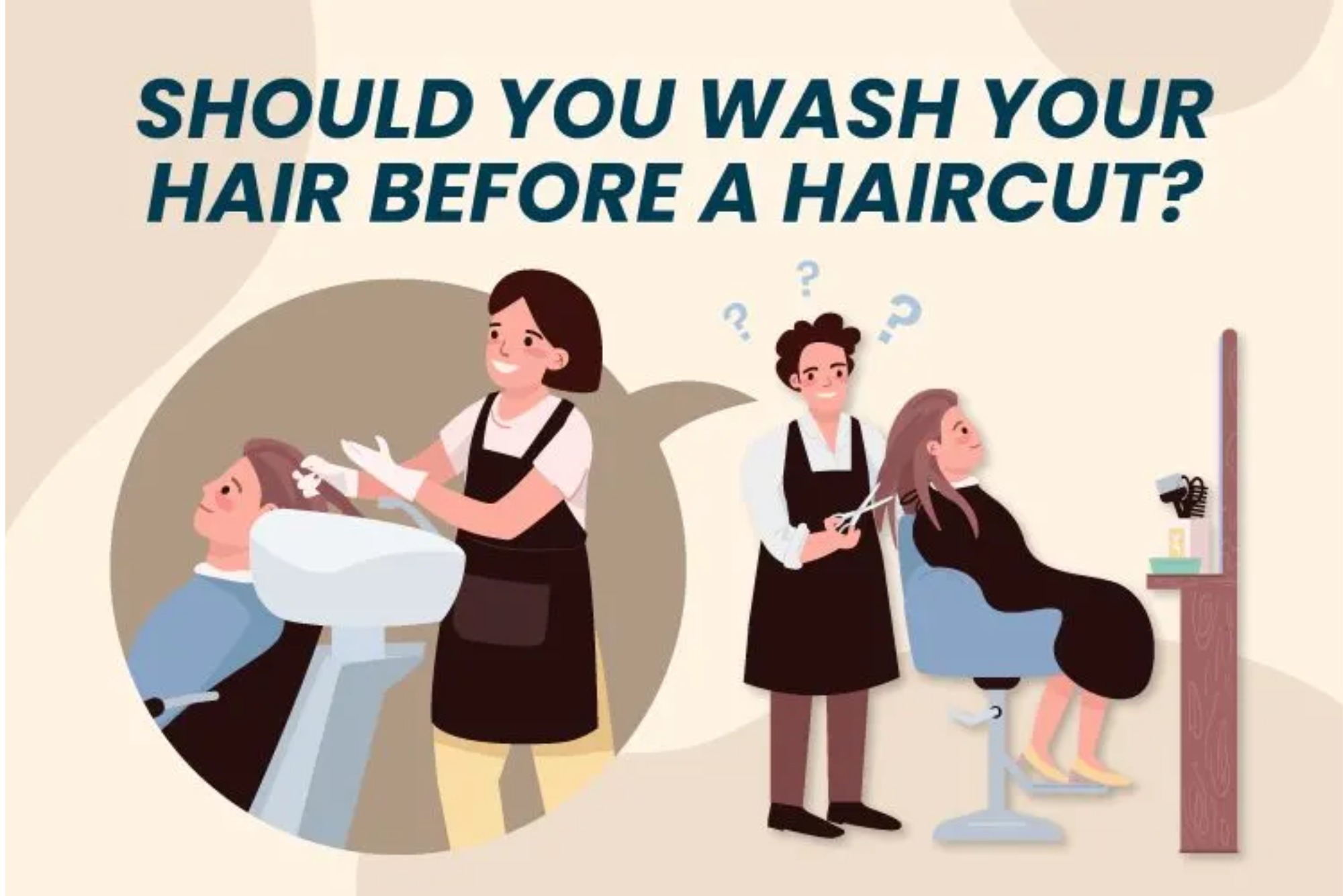 should i wash my hair before going to the salon