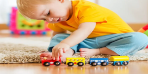 Do kids With Autism Line Toys Up