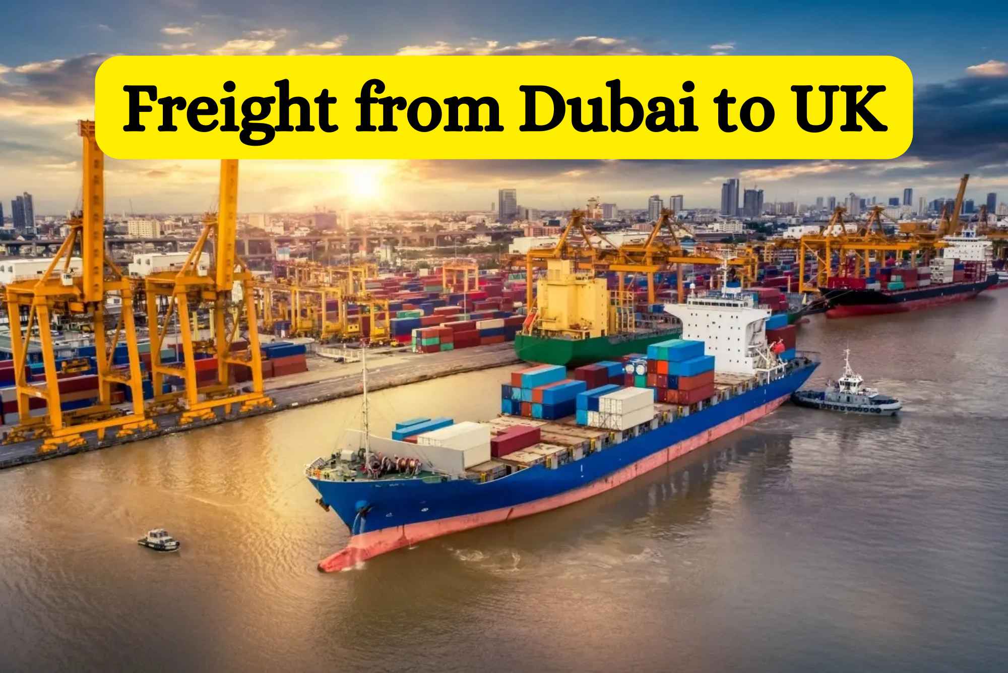Freight from Dubai to UK