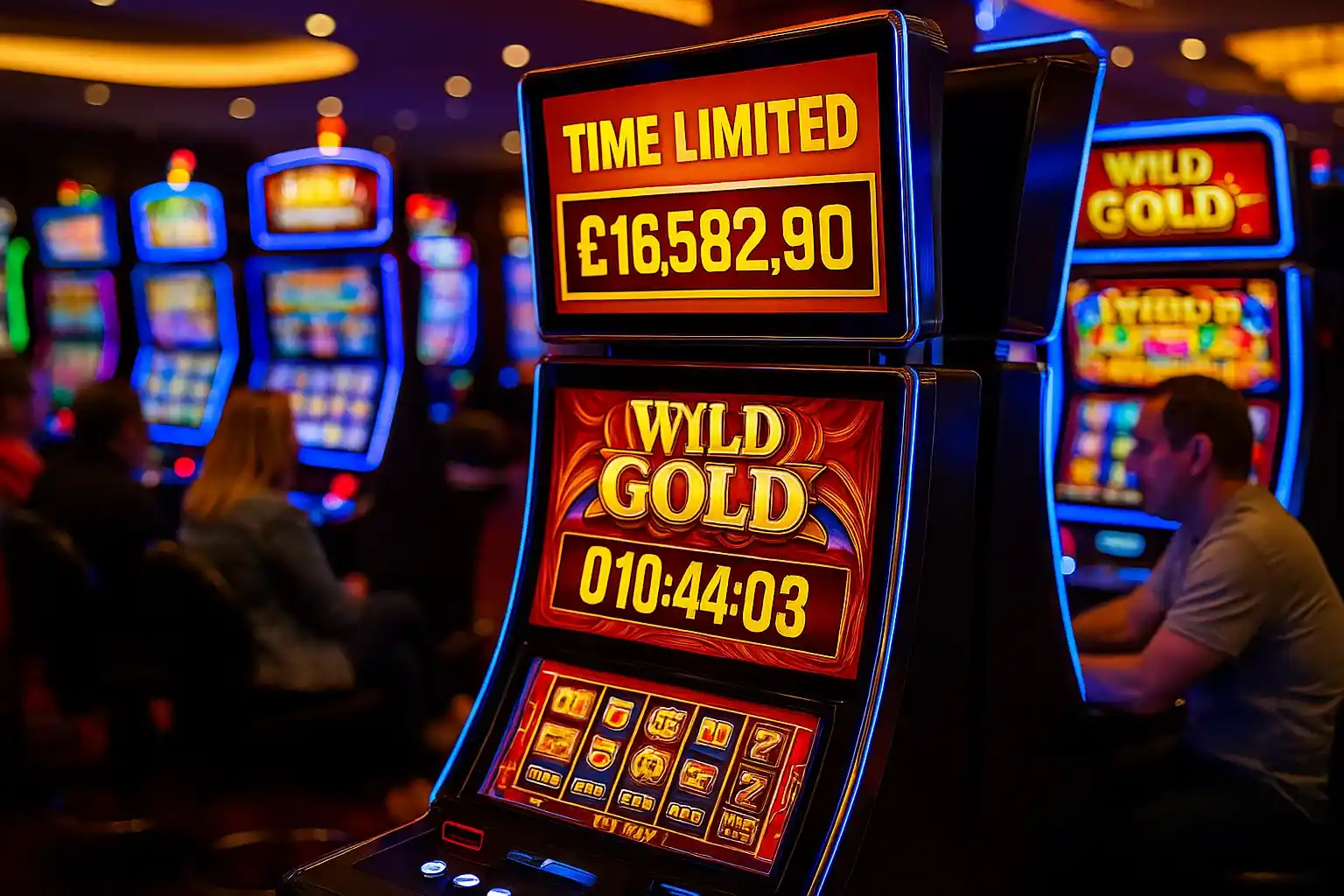 How do time-limited jackpots work in slot machines
