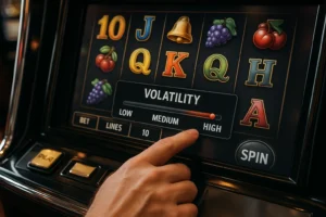 Can you adjust the volatility in slots