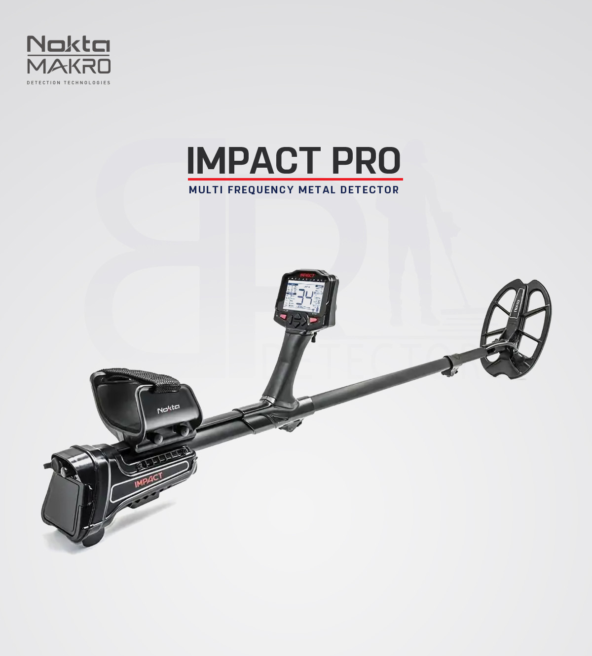 Impact Pro Multi Frequency Metal Detector by Nokta
